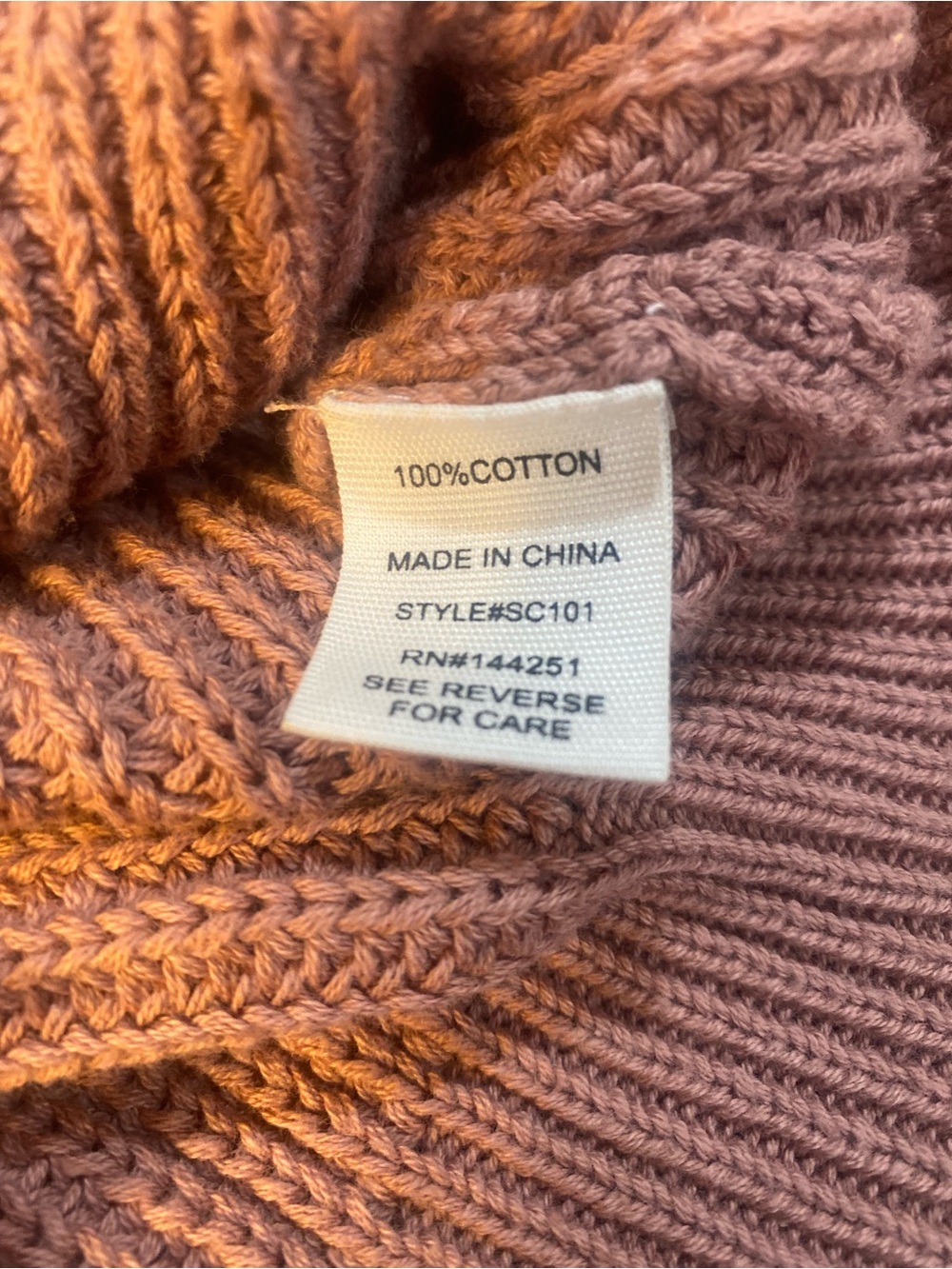moon & madison Pink Distressed Knit Button Cardigan - Picture 5 of 6